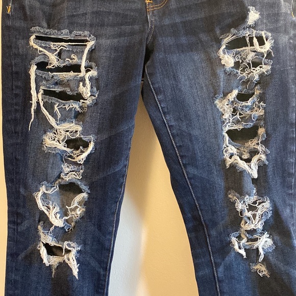 AMERICAN EAGLE 360° Super Stretch Jeggings Jeans 12 Short - Picture 2 of 5